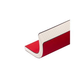 Ежедневник А5 недатированный «Megapolis Velvet Flex», красный