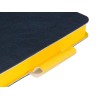 Ежедневник недатированный А5 "Boston", темно-синий (желтый обрез)