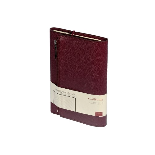 Ежедневник недатированный  А5- "Dolce Vita"  (бордовый)