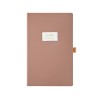 Ежедневник недатированный А5 "Morandi. Пыльная роза" с нашивкой, пыльно-розовый