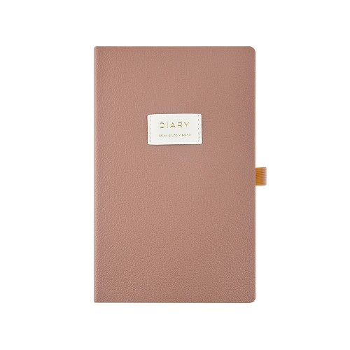 Ежедневник недатированный А5 "Morandi. Пыльная роза" с нашивкой, пыльно-розовый