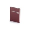 Ежедневник А6 недатированный «Бумвинил», бордовый