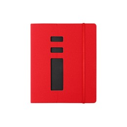 Ежедневник недатированный А5  "La Manche", красный