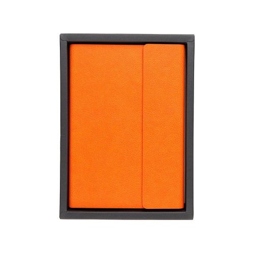 Ежедневник недатированный с магнитным клапаном А5 "Venezia", оранжевый