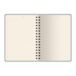 Ежедневник недатированный на гребне А5 "Pragmatic", темно-зеленый