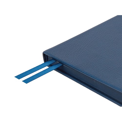 Ежедневник недатированный А5 "Megapolis Nappa", темно-синий