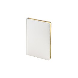 Ежедневник недатированный А5 "Sidney Nebraska", белый (золотой обрез)