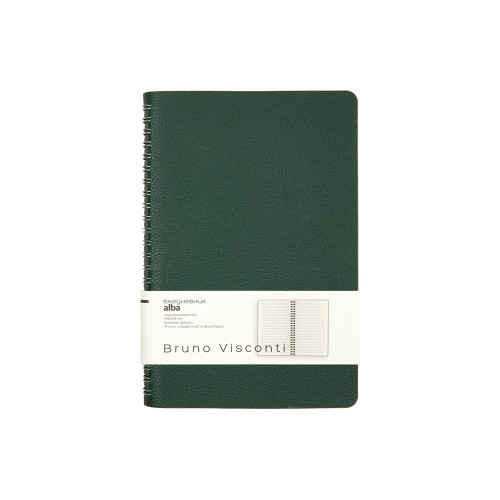 Ежедневник недатированный А5 "Alba", зеленый