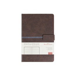 Ежедневник недатированный А5 "Lyon", коричневый