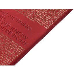 Ежедневник недатированный А5 «Bilbao», красный