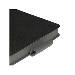 Ежедневник недатированный А5 «Boston», черный (серый обрез)