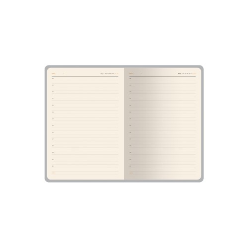 Ежедневник недатированный А5 «Boston», темно-синий (серый обрез)