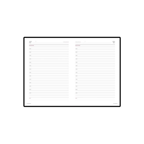 Ежедневник недатированный А5 «Velvet», зеленый флуор