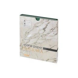 Еженедельник с каменной бумагой А5+ "Carrara", зеленый