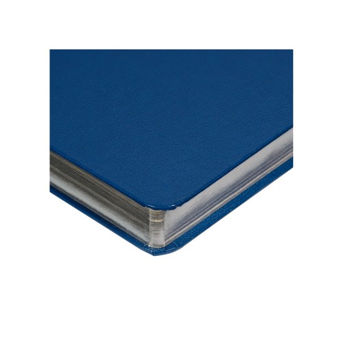 Ежедневник недатированный А5 «Megapolis», синий (серебряный обрез)