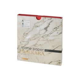 Еженедельник с каменной бумагой А5+ "Carrara", красный