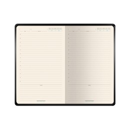 Ежедневник А5 недатированный «Bridge», черный/серебристый