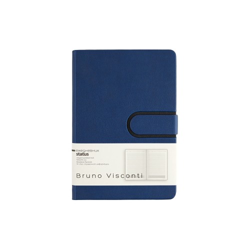 Ежедневник недатированный А5 "Status", темно-синий