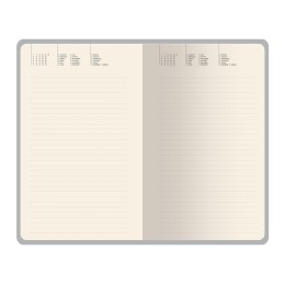 Ежедневник недатированный А5 "Total beige" с нашивкой, бежевый