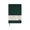Ежедневник А5 "Megapolis Color" soft-touch, темно-зеленый