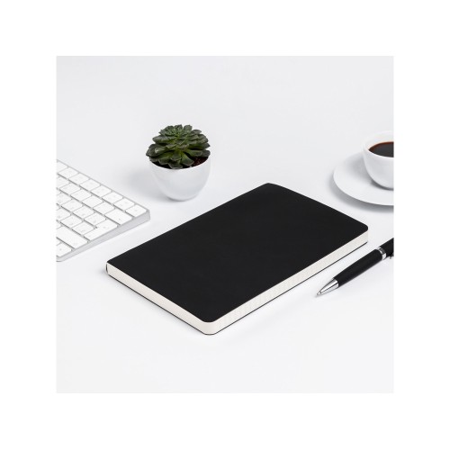 Ежедневник А5 недатированный «Megapolis Velvet Flex», черный