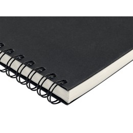 Ежедневник недатированный на гребне А5 "Pragmatic", черный