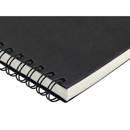 Ежедневник недатированный на гребне А5 "Pragmatic", черный