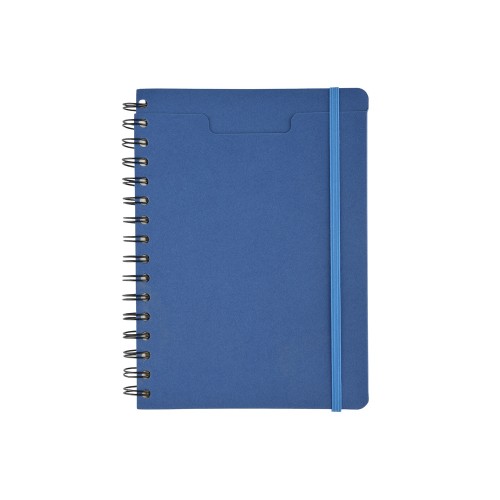 Ежедневник недатированный на гребне А5 "Pragmatic", синий (Р)