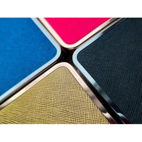 Ежедневник А5 недатированный «Bridge», синий/серебристый