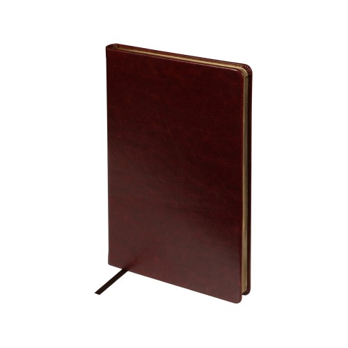 Ежедневник недатированный А5 "Megapolis Nebraska", коричневый с золотым обрезом