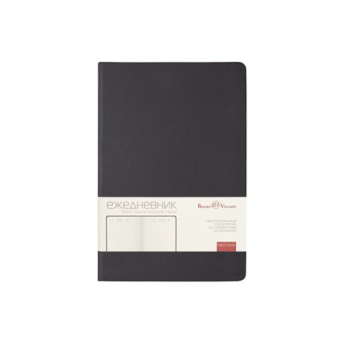 Ежедневник недатированный А5 "Megapolis Nappa", черный