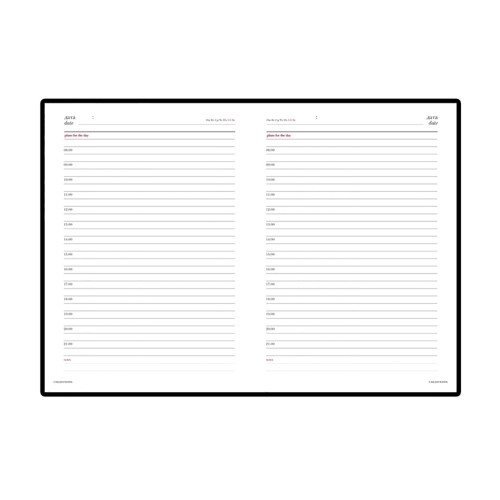 Ежедневник недатированный А6+ «Velvet», зефирный мятный