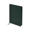 Ежедневник А5 "Megapolis Color" soft-touch, темно-зеленый