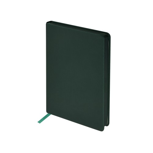 Ежедневник А5 "Megapolis Color" soft-touch, темно-зеленый