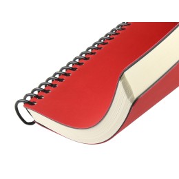 Ежедневник недатированный на спирали А5 "Agenda", красный (Р)