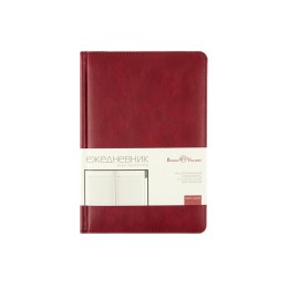 Ежедневник недатированный с индексами А5 "Prime", бордовый