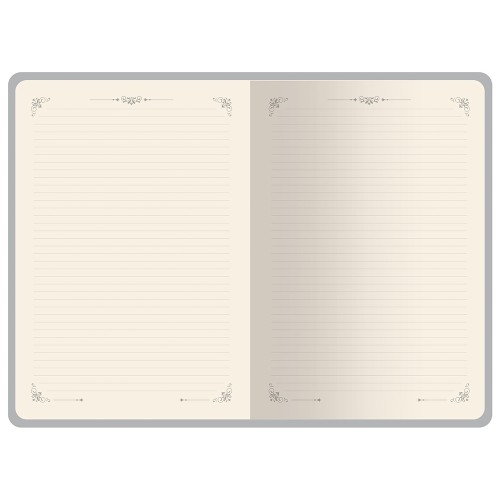 Ежедневник недатированный А4 "Royal", черный с бронзовым срезом