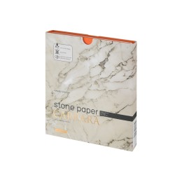 Еженедельник с каменной бумагой А5+ "Carrara", оранжевый