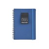 Ежедневник недатированный на гребне А5 "Pragmatic", синий (Р)