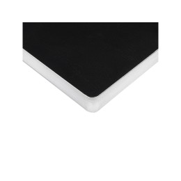 Ежедневник недатированный А5 "Megapolis Nebraska Flex", черный с серебристым обрезом