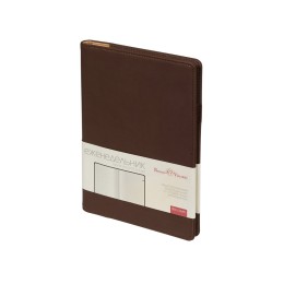 Еженедельник недатированный А5 «Concept», коричневый