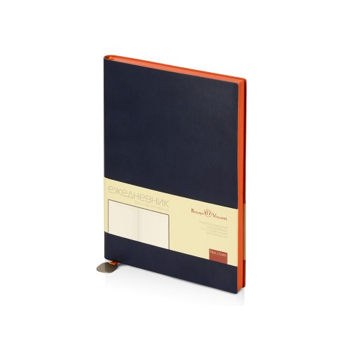 Ежедневник А5 недатированный «Mercury», темно-синий Navy