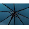 Зонт-полуавтомат Roof с куполом из переработанного пластика, морская волна 3025C