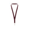 Ланьярд с карабином, бургунди