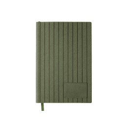 Блокнот А5 "Bradbury", гибкая обложка, 80 листов 80 гр/м2 FSC бумага, оливковый