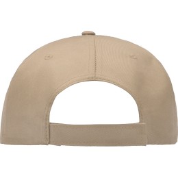Бейсболка "Poly" 5-ти панельная 120 гр, песочный