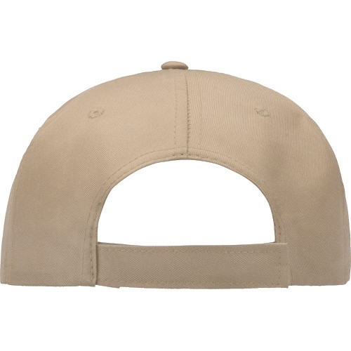 Бейсболка "Poly" 5-ти панельная 120 гр, песочный