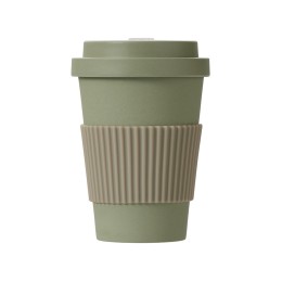 Термокружка "Muffin" из натуральных волокон, оливковый