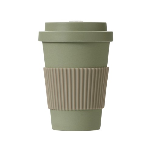 Термокружка "Muffin" из натуральных волокон, оливковый
