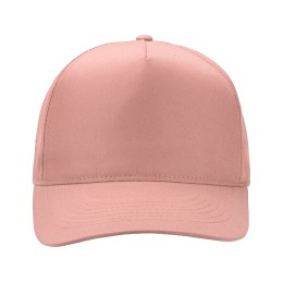 Бейсболка "Poly" 5-ти панельная 120гр, лососевый